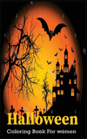 Halloween Coloring book for women