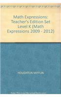 Math Expressions: Teacher's Edition Set Level K