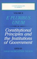 Constitutionalism in America