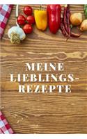 Meine Lieblingsrezepte: Ein cooles Notizbuch für Deine Lieblingsrezepte (ca. DIN A5) kariert.
