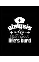 Dialysis Nurse Filtering Out Life's Curd: 2020 Monthly Yearly Planner, 12 Month Notebook Journal - Dated Agenda - Appointment Calendar - Organizer Book Black