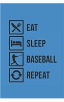 Eat Sleep Baseball Repeat