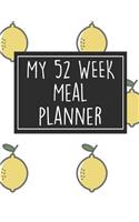 My 52 Week Meal Planner