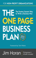 One Page Business Plan for Non-Profit Organizations