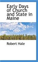 Early Days of Church and State in Maine