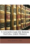 T. Lucreti Cari de Rerum Natura, Liber Primus