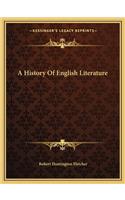 A History Of English Literature