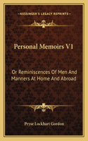Personal Memoirs V1
