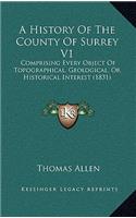 A History Of The County Of Surrey V1: Comprising Every Object Of Topographical, Geological, Or Historical Interest (1831)