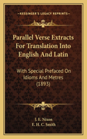 Parallel Verse Extracts For Translation Into English And Latin
