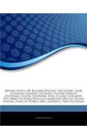 Articles on British People of Belgian Descent, Including