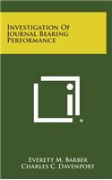 Investigation of Journal Bearing Performance