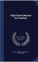 High School Manual for Teachers