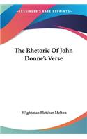 Rhetoric Of John Donne's Verse