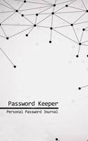 Password Keeper: Personal Password Journal (Geometric Cover)