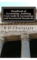 Handbook of Accounting, Auditing, Cost Audit & Accounting and Secretarial Standards