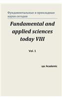 Fundamental and Applied Sciences Today VIII. Vol. 1