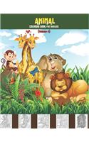 animal coloring book for toddlers