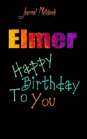Elmer: Happy Birthday To you Sheet 9x6 Inches 120 Pages with bleed - A Great Happybirthday Gift