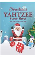 Yahtzee Score Sheets