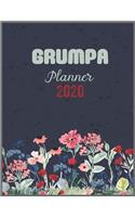 GRUMPA Planner 2020: Daily Weekly Planner with Monthly quick-view/over view with 2020 calendar