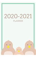 2020-2021 Yearly, Monthly, Weekly Calendar Planner