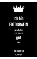 Notizbuch für Fotografen / Fotograf / Fotografin