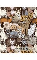 2020-2021 Two Year Planner: Gorgeous Exotic Cats Cover on a Weekly Monthly Planner Organizer. Perfect 2 Year Motivational Planner, Agenda, Schedule with Vision Board, Habit Tra(14 Cat Lovers 2 Year Planner)