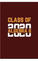 Class Of 2020 Algebra II
