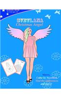 SVETLANA. Christmas Angel: Activity Book for girls 4-8 ages