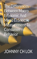 The Differences Between Macro Economic And Micro Economic Measurement To Consumer Behavior