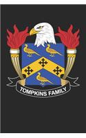 Tompkins: Tompkins Coat of Arms and Family Crest Notebook Journal (6 x 9 - 100 pages)