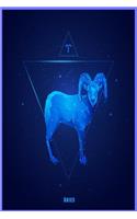 Aries: Zodiac Astrology Symbol Star Sign Gift Journal