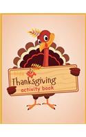 Kids Thanksgiving Activity Book