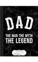Dad the Man the Myth the Legend Composition Notebook