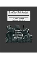 Blank Sheet Music Notebook