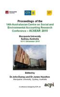 A-Csear 2015 - 14th Australasian Centre on Social and Environmental Accounting Research Conference