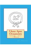 Lhasa Apso Ornaments: Color - Cut - Hang
