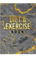 Diet And Exercise Book Men: Weight Loss Diary