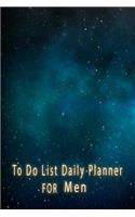 To Do List Daily Planner for Men: To Record and Write in Your Monthly Calendar & Goal, Weekly Planner, Daily To-do List and Notes Blank Notebook Journal Diary.Checklist. For 90 Days (3 Organization Time Management)