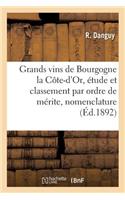 Les Grands Vins de Bourgogne La Côte-d'Or, Étude Et Classement Par Ordre de Mérite, Nomenclature