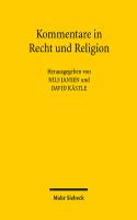 Kommentare in Recht Und Religion