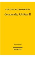 Gesammelte Schriften II