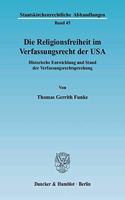 Die Religionsfreiheit Im Verfassungsrecht Der USA