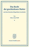Das Recht Der Geschiedenen Mutter