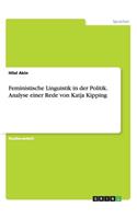 Feministische Linguistik in der Politik. Analyse einer Rede von Katja Kipping