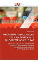 Mecanismes regulateurs de la tolerance aux allogreffes chez le rat