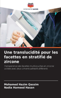 translucidité pour les facettes en stratifié de zircone