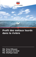 Profil des métaux lourds dans la rivière