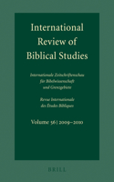 International Review of Biblical Studies, Volume 56 (2009-2010)